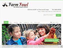 Tablet Screenshot of farmfowl.com